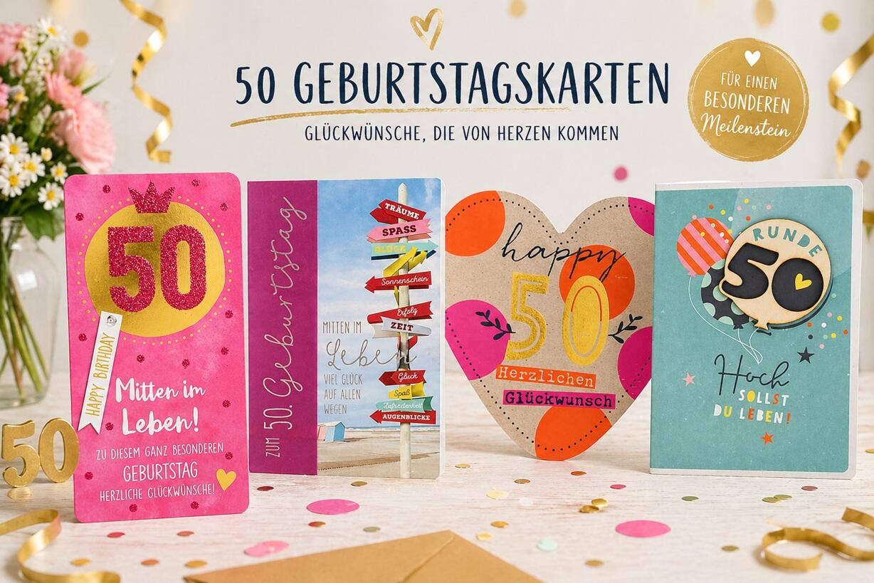 50-Geburtstagskarten