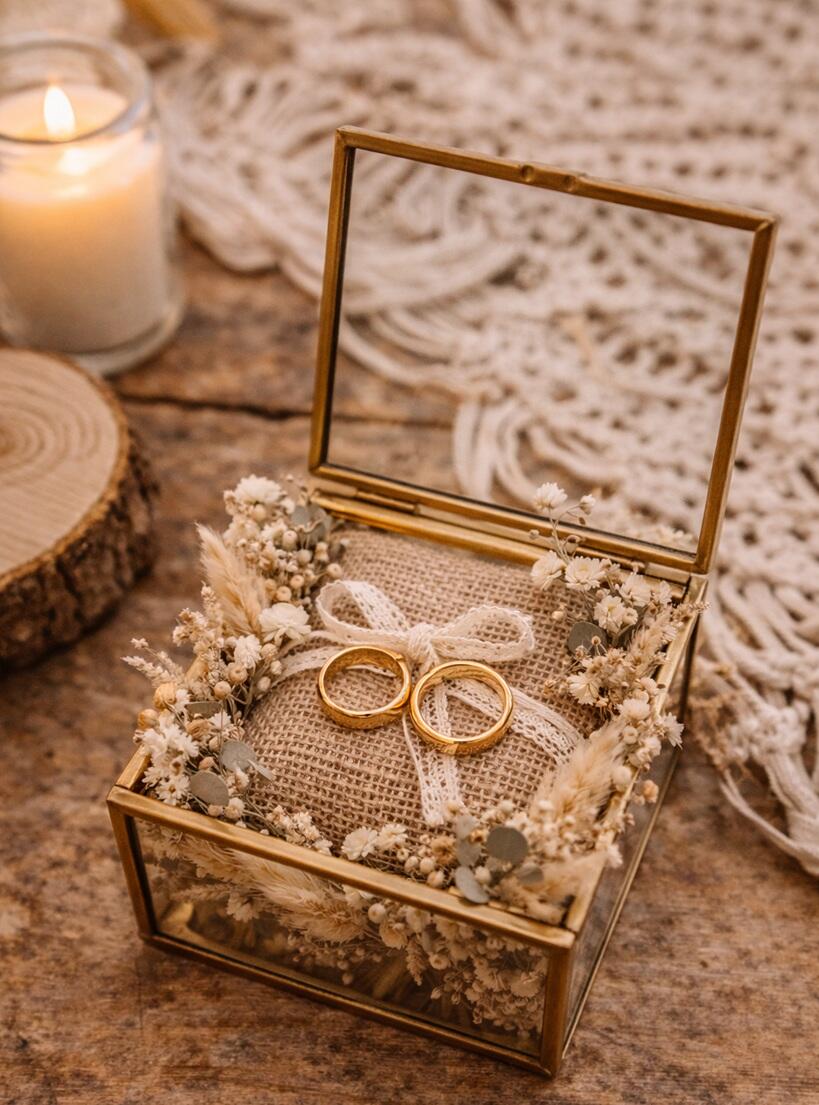 Boho-hochzeit-Ringkissen
