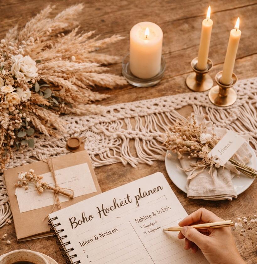 Boho-Hochzeit-Planen