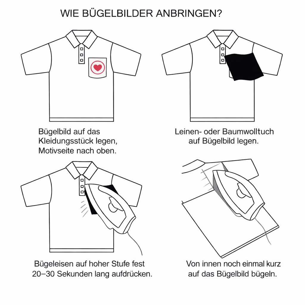 Bügelbild Anleitung