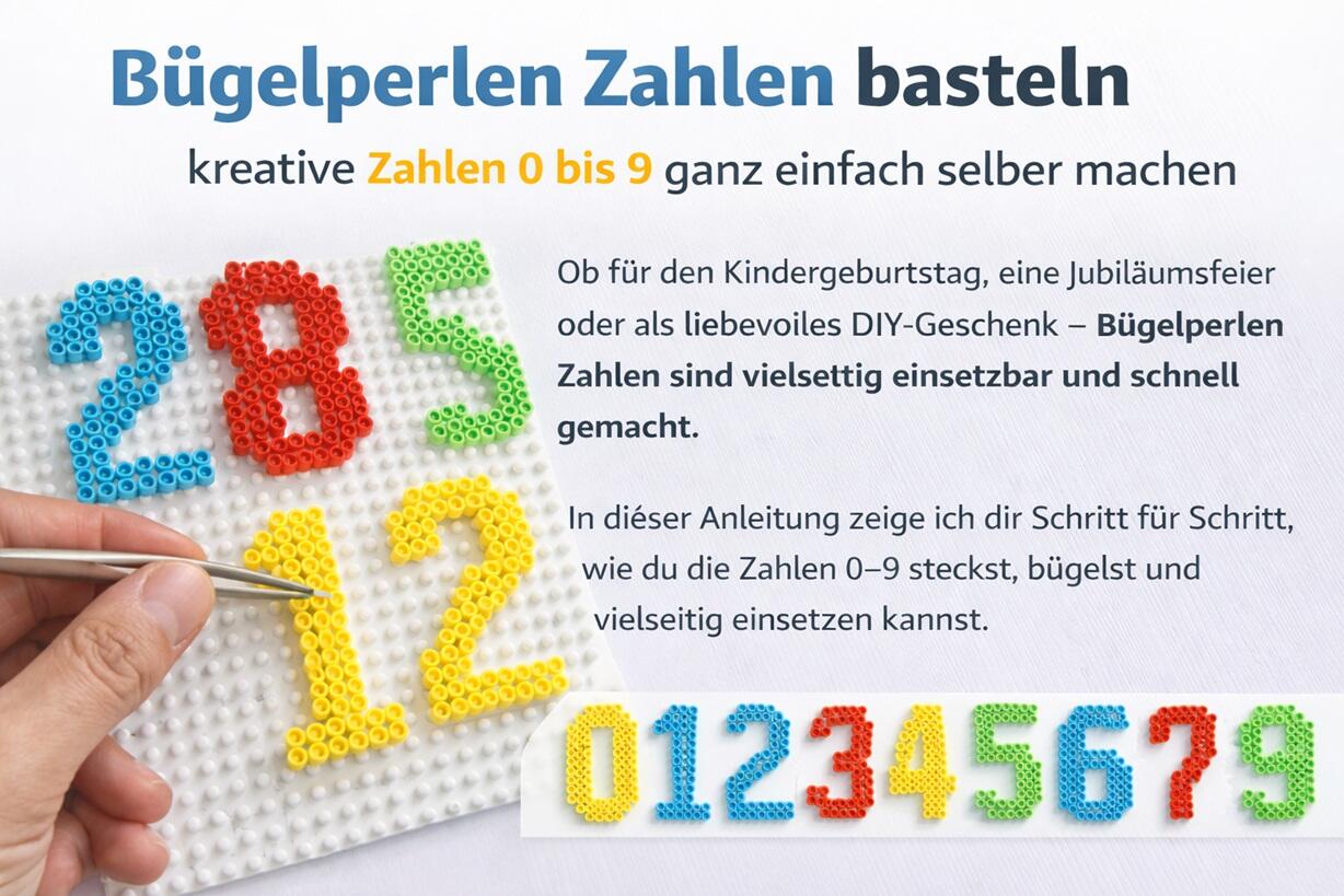 Bügelperlen-Zahlen-Anleitung