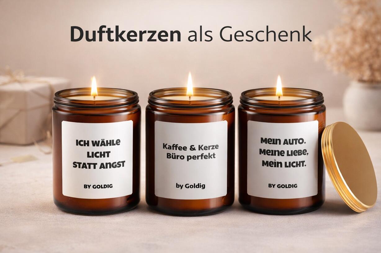 Duftkerzen-Geschenkideen