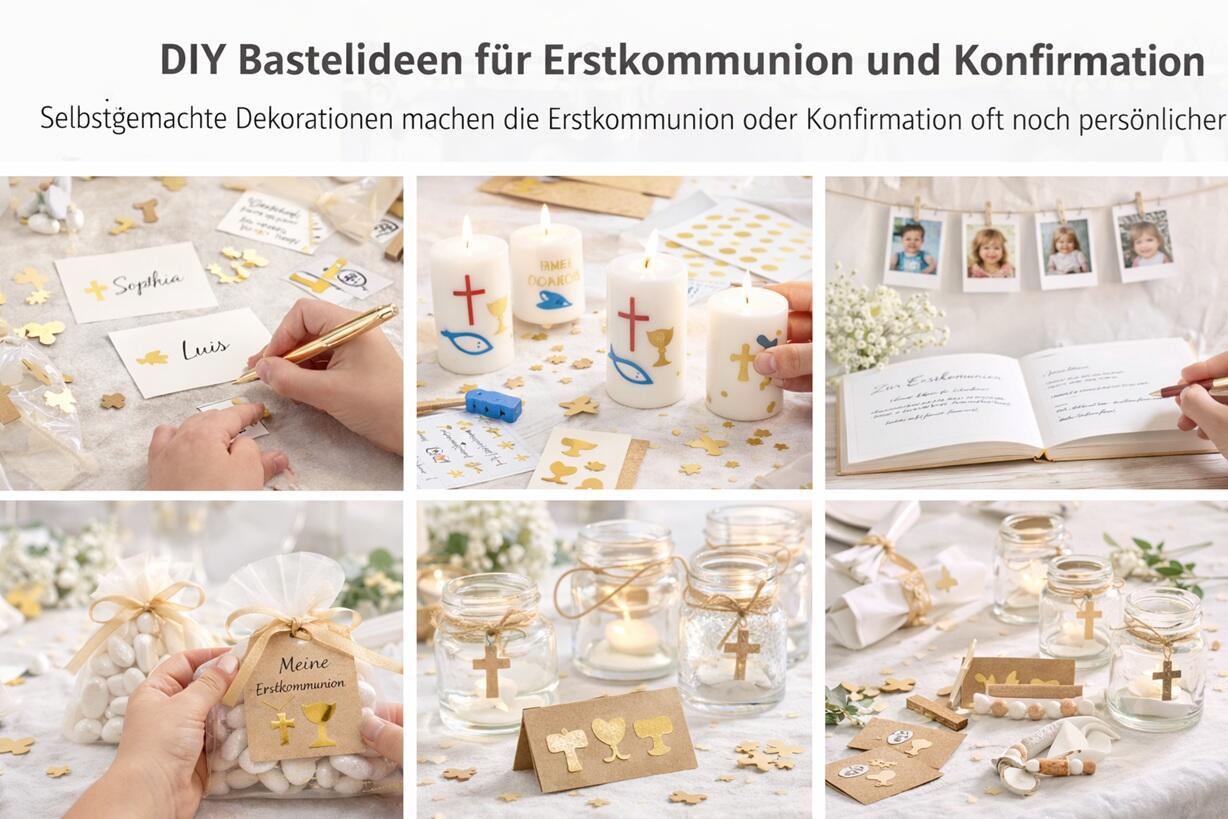Erstkommunion-Konfirmation-Bastelideen