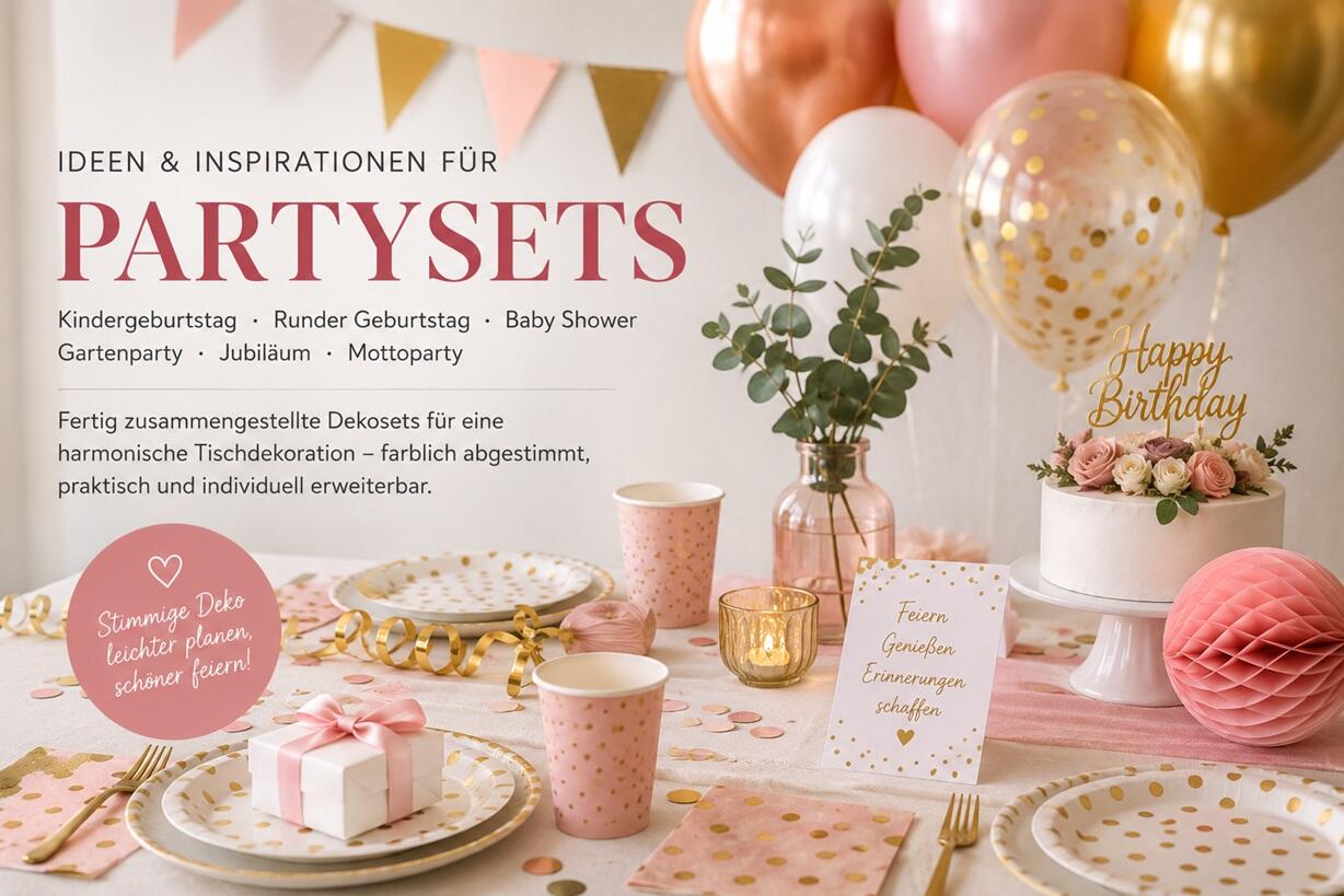 Finde dein passendes Partyset