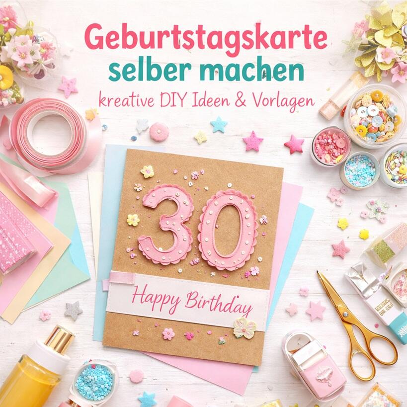 Geburtstagskarten selber machen 