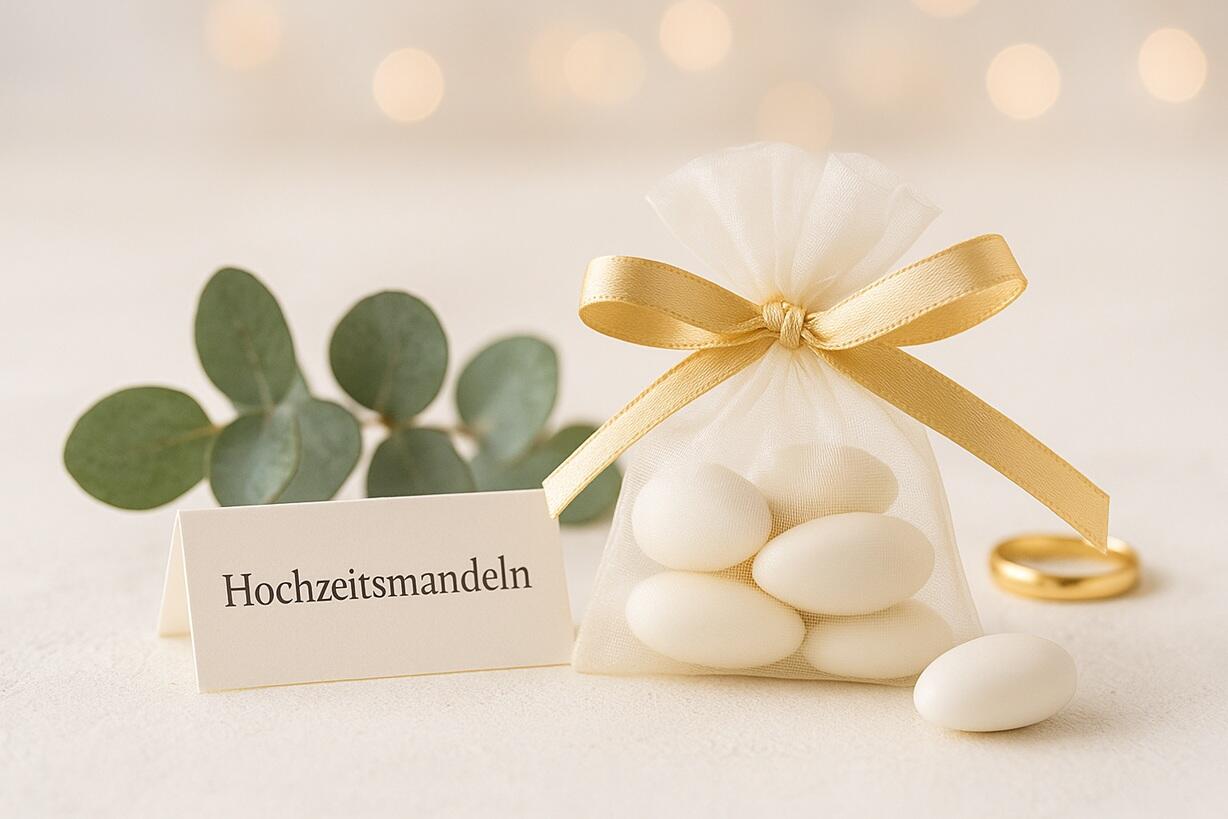 Organza-sackchen-hochzeitsmandeln