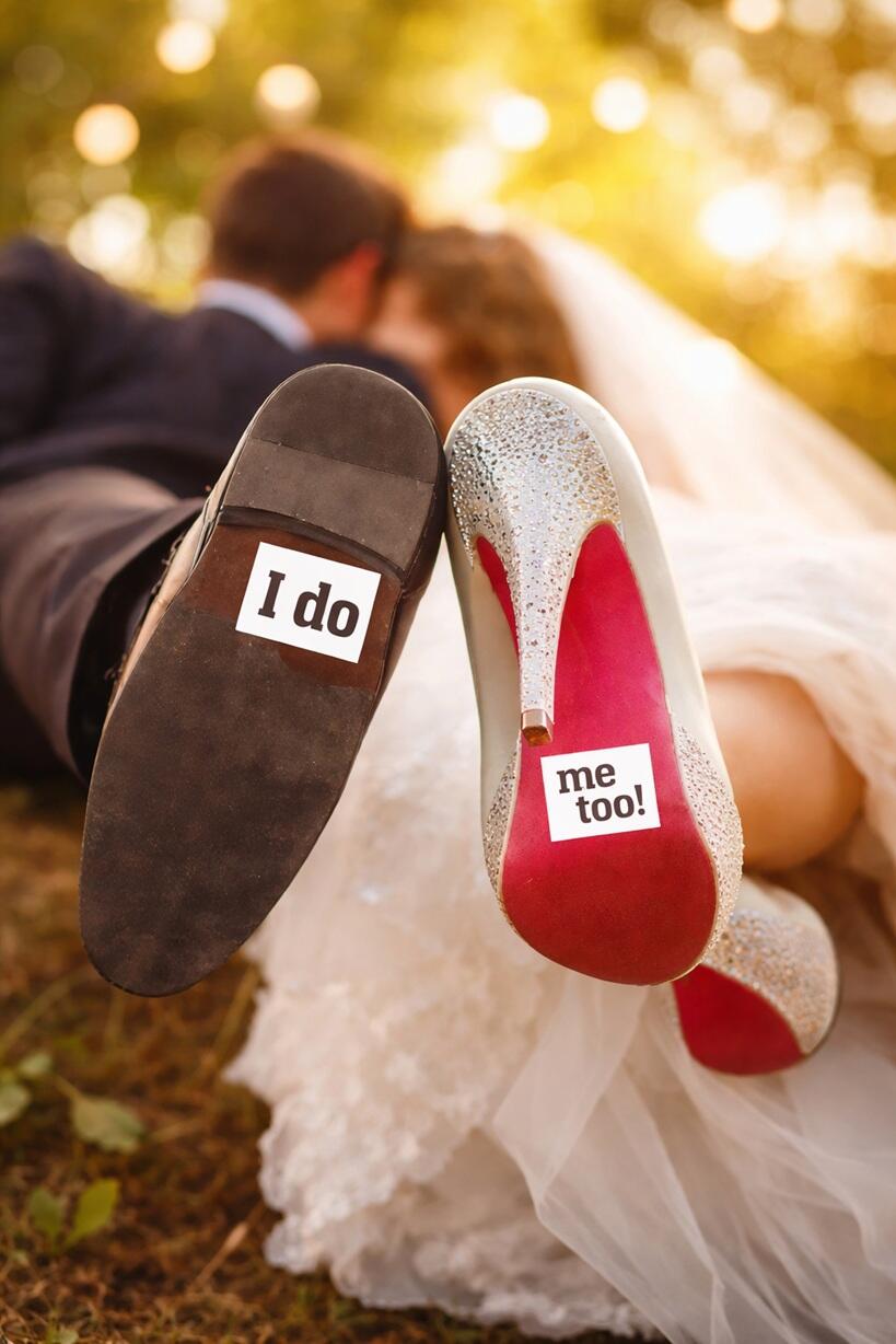 Hochzeits-accessoires-schueaufkleber