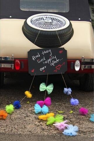 Hochzeitsauto-schmuck