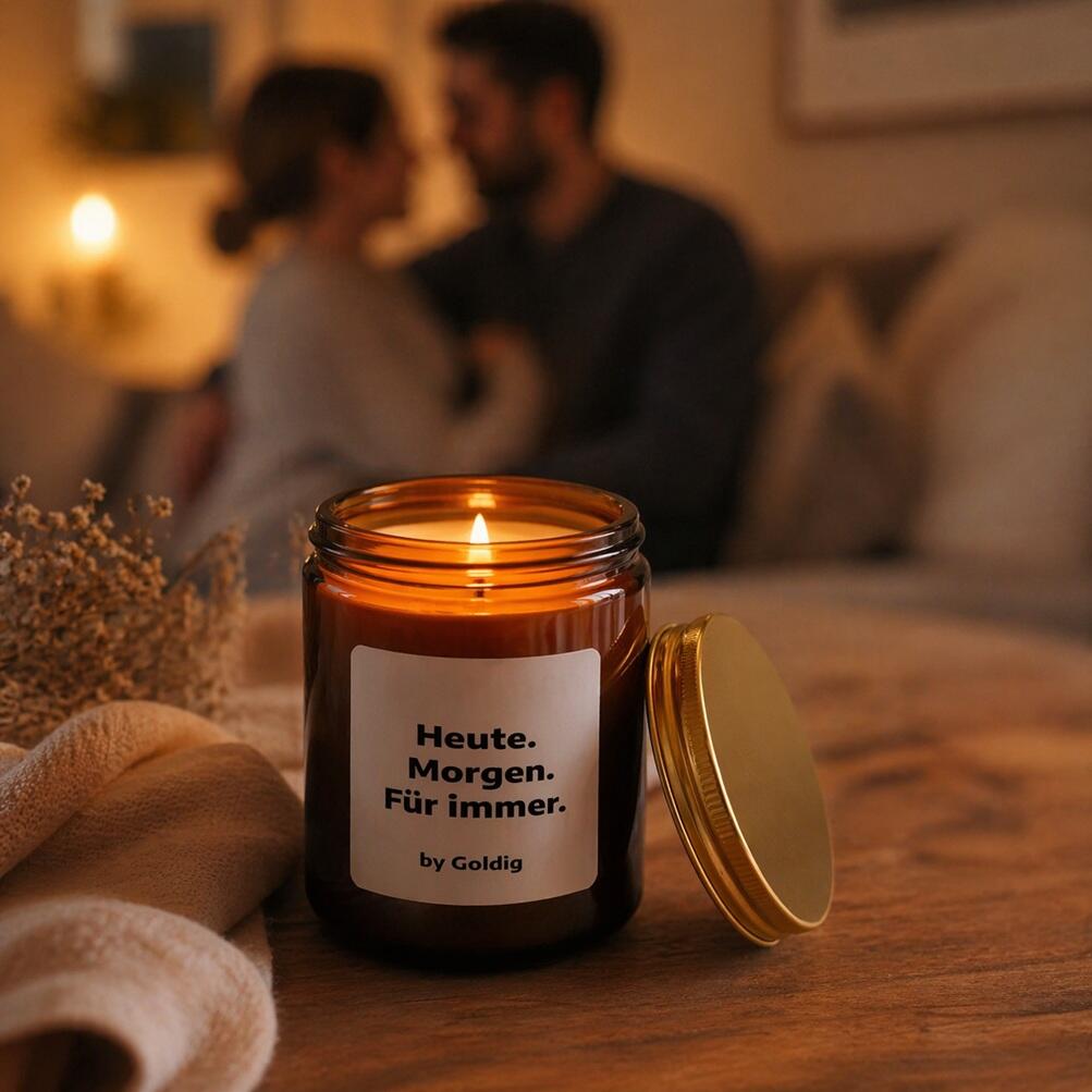 Duftkerze-Hochzeitstage-heute-morgen-fuer-immer