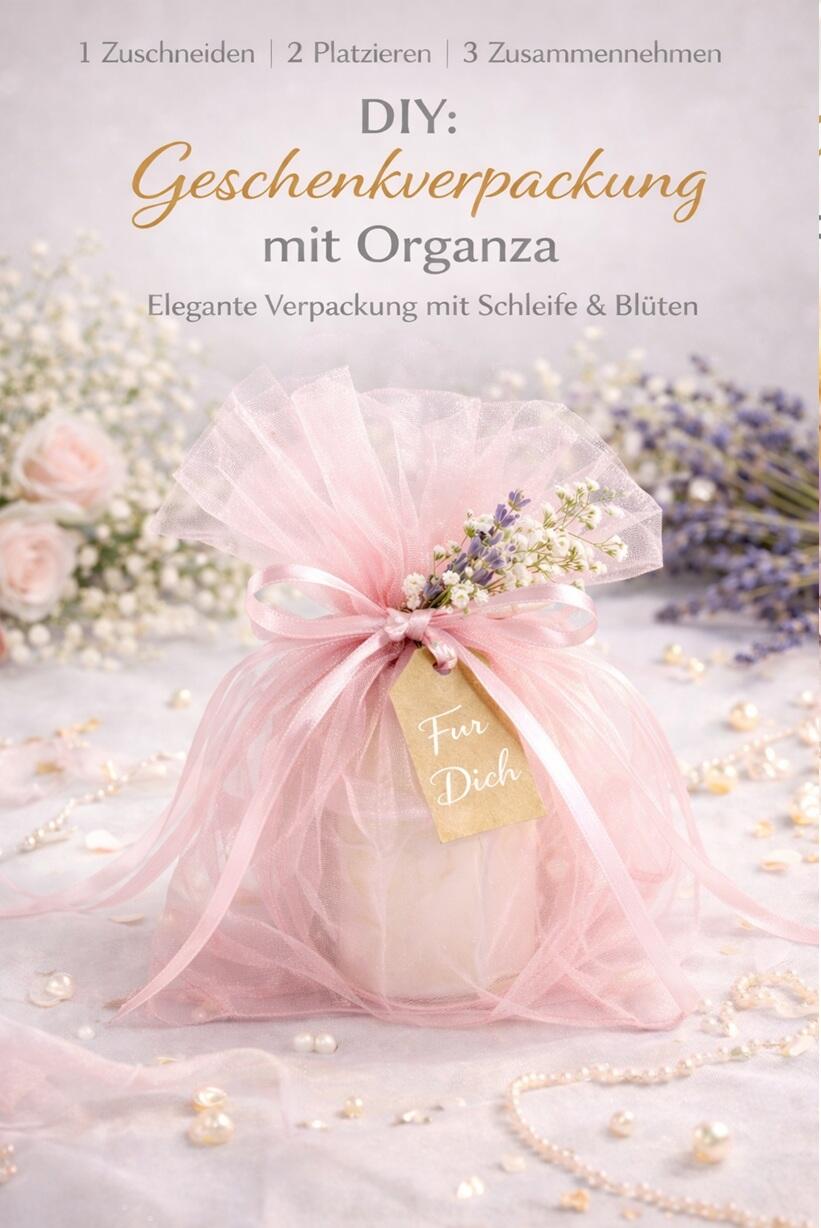Organza-geschenkeinpackung
