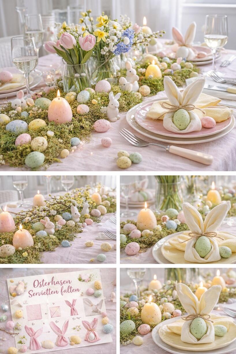 Oster-Tischdeko-inspiration-hase-serviettenfalten
