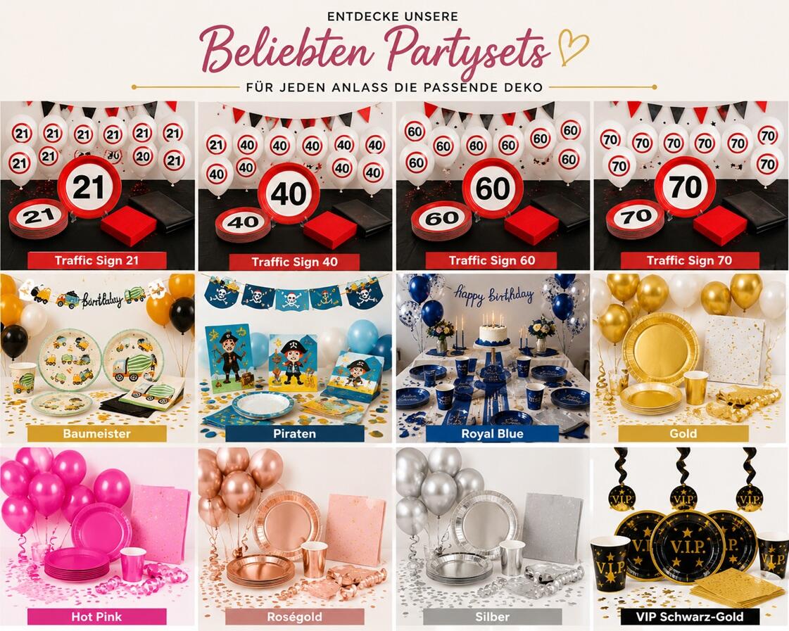 Beliebestens-partysets