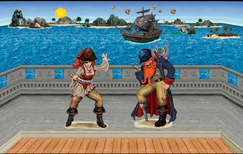 Piraten-deko-kulisse
