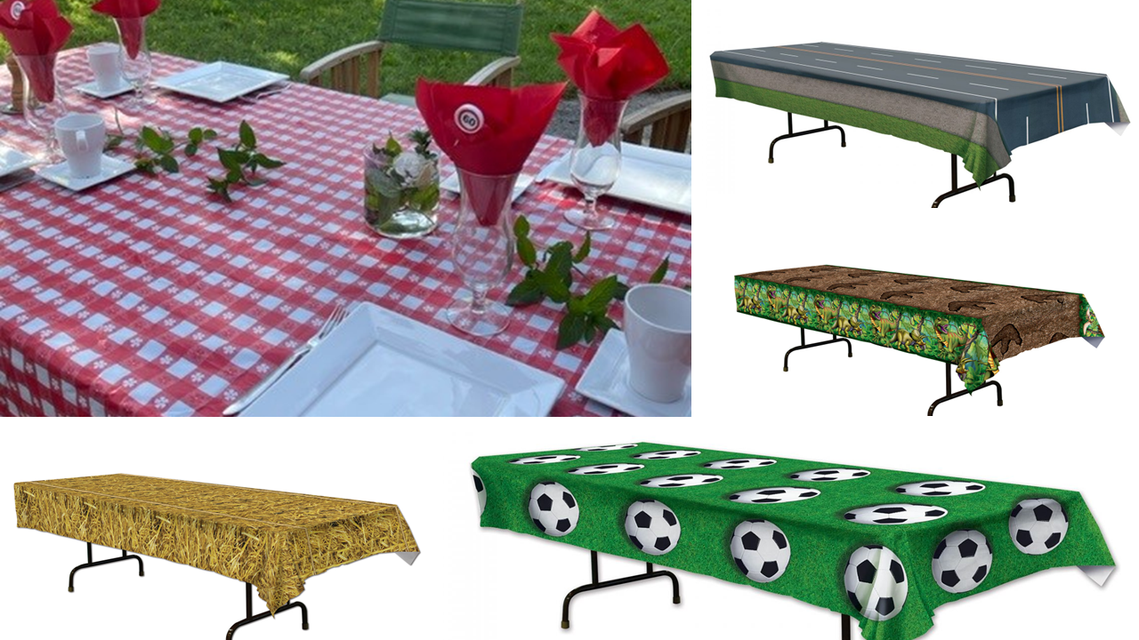 Plastik-Tischdecken
