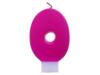 Geburtstagskerze Zahl 0 Pink