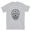T-shirt tête de mort mosaïque 5 couleurs
