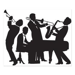 Déco murale groupe de jazz années 20