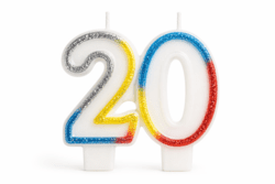 Geburtstagskerze 20 Jahre