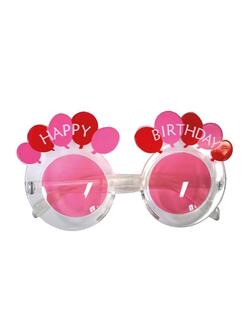 Joyeux anniversaire lunettes d&#39;anniversaire rose