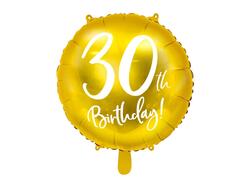 Gold Folienballon 30 Jahre