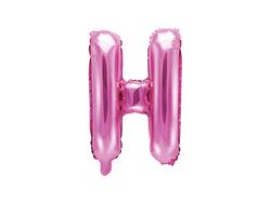 Folien Buchstabenballon H Pink 35 cm