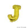 Folienballon Buchstabe J Gold 40 cm