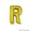 Mini Buchstabenballon R Gold