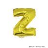 Mini ballon lettre Z doré