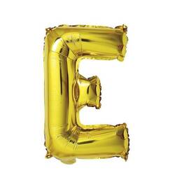 Buchstaben Folienballon E Gold 1 Meter