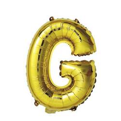 Buchstaben Folienballon G Gold 1 Meter