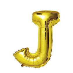 Buchstaben Folienballon J Gold 1 Meter