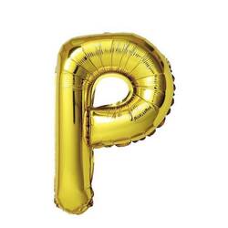 Buchstaben Folienballon P Gold 1 Meter