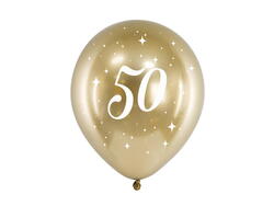 Goldige Ballons 50