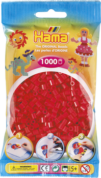 HAMA Midi Perlen 1000 Stück Rot