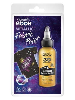 Cosmic Moon Metallic Fabric Paint Gold