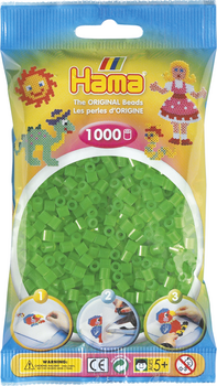 HAMA Perles midi 1000 pièces vert fluo