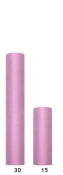 Tulle rose poudré 15cm