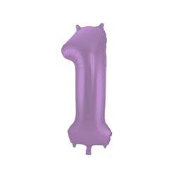 Ballon numéro 1 violet 86cm