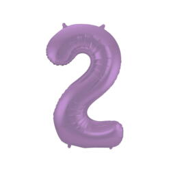 Ballon numéro 2 violet 86cm