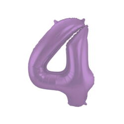 Ballon numéro 4 violet 86cm