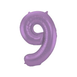 Ballon numéro 9 violet 86cm