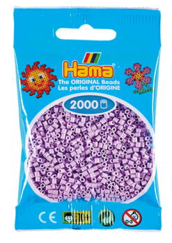 HAMA MINI perles 2000 pièces lilas pastel