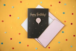 Geburtstagskarte Anstecknadel in Ballonform 30