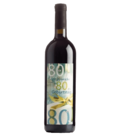 Geschenk Wein 80 Jahre Beste Wunsche zum Geburtstag
