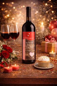 Cadeau vin rouge Je vous souhaite le meilleur du fond du cœur