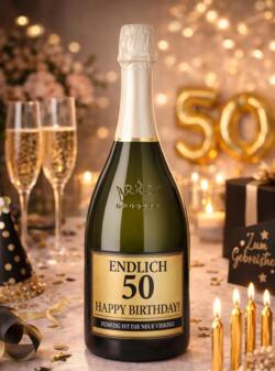 Prosecco 50 Birthday Fifty est le nouveau quarante