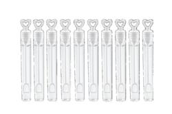 Bulles de savon coeur blanc 10 pièces