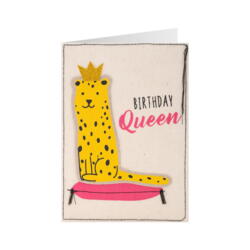 Toile de carte d&#39;anniversaire Birthday Queen