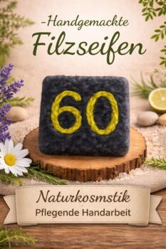 Savon Feutre Fait Main Numéro 60 Vert Foncé