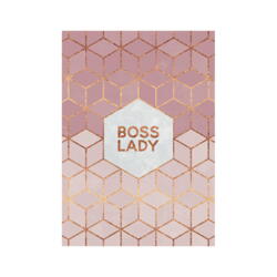 Postkarte Juniqe Lady Boss